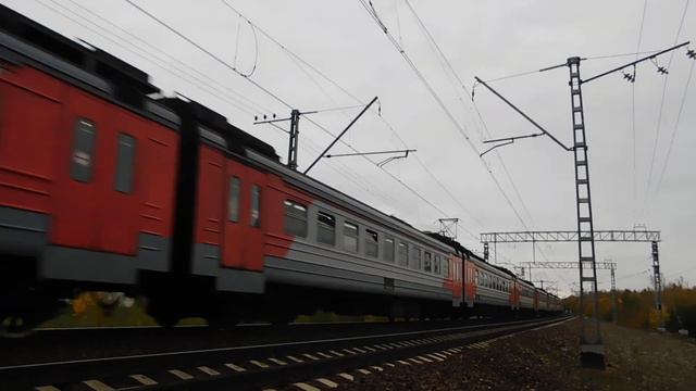 Электропоезд ЭД4М-0427 сообщением Домодедово - Москва смотреть онлайн