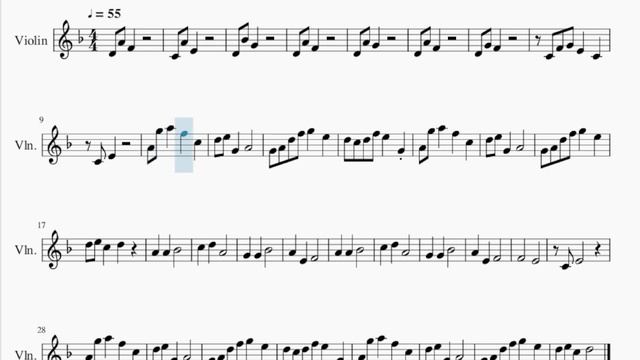 Violin Sheet Music: How to play Shukumei (Fairy Tail) by Yasuharu Takanashi смотреть онлайн