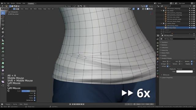 14 - Timelapse - Shirt & Pants Retopology Pt1 смотреть онлайн