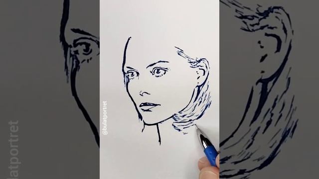 Мишель Пфайффер. Рисую портрет гелевой ручкой. Оцените от 1 до 10. смотреть онлайн