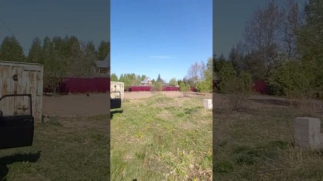 Участок 10 соток с фундаментом, контейнером и электричеством в городе Александров, улица Кленовая. смотреть онлайн