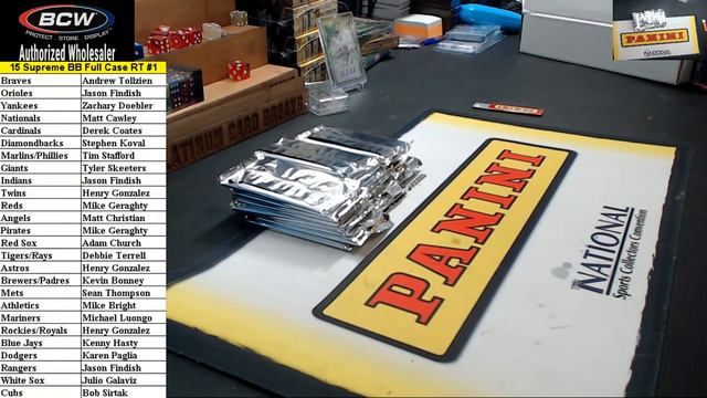 2015 Topps Supreme Baseball Full Case Random Teams #1 (9/27/15) смотреть онлайн