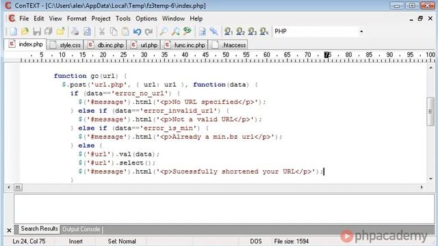 PHP URL Shortener 183 Part 4 смотреть онлайн