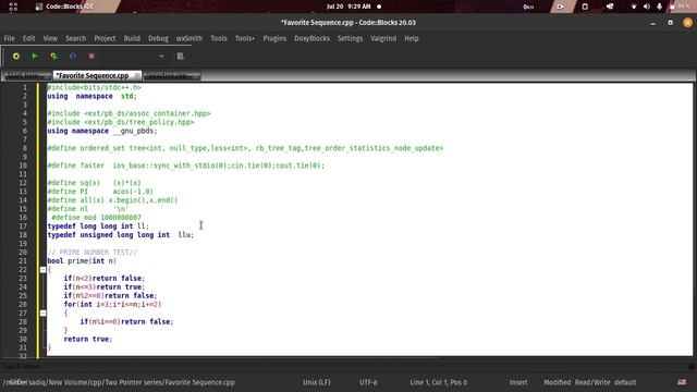 A. Favorite Sequence | Codeforces Solution | Two Pointer Series | C++ смотреть онлайн