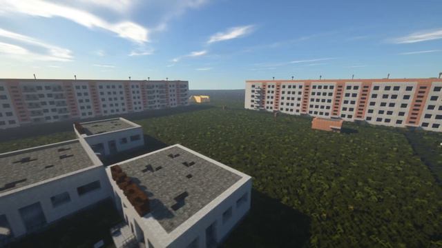 Припять в Minecaft | 2 микрорайон