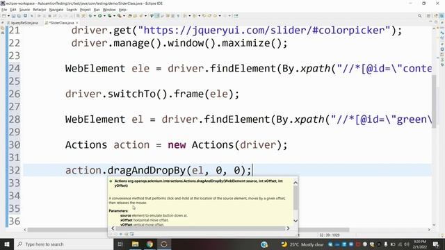 Selenium Class 45: How to Automate Slider in Selenium смотреть онлайн