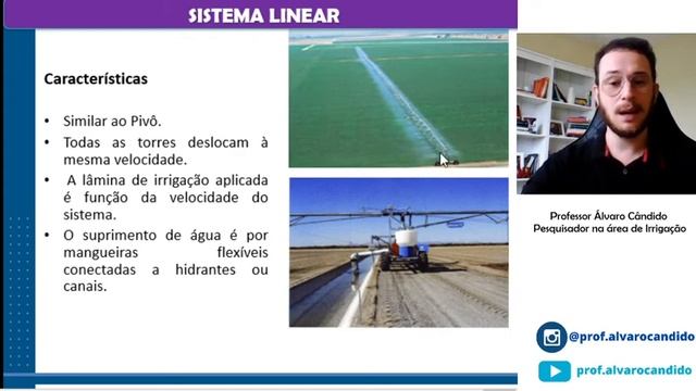 Métodos e sistemas de irrigação - Sistema de irrigação: Deslocamento linear (linear irrigation) смотреть онлайн