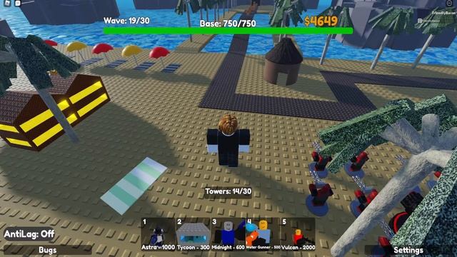 Roblox Brick Defense Beating Summer Event 2022 Solo смотреть онлайн
