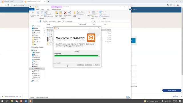 การติดตั้ง XAMPP บน Windows สำหรับพัฒนาเว็บด้วย PHP смотреть онлайн