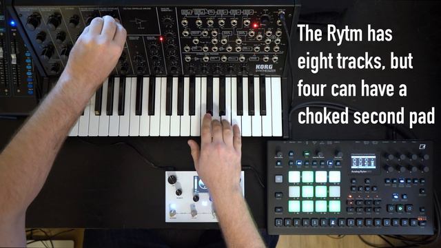 Mood jam with the Elektron Analog Rytm MkII, Korg MS-20, Meris LVX смотреть онлайн