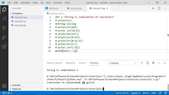 #03 String in Python? Python String & Functions, Learn Python in Hindi, Himesh Singh Tutorials смотреть онлайн