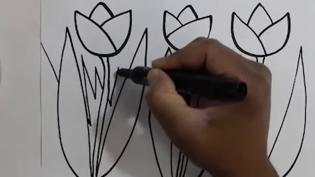 Let's Draw Tulips! смотреть онлайн