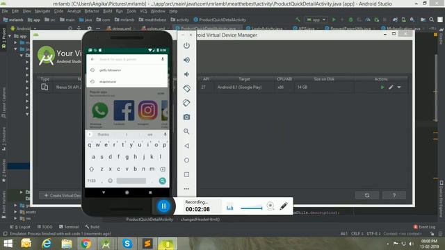 How to enable keyboard input on Emulator in Android Studio смотреть онлайн