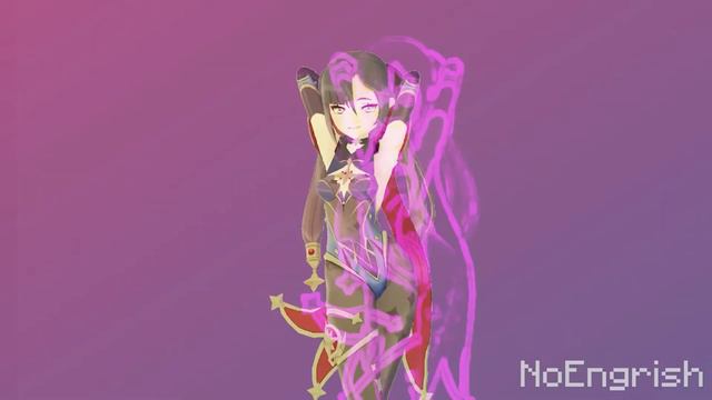 [1 Hour ] Mona Dancing Phut Hon By Phao 60 Fps | Genshin Impact Animation
