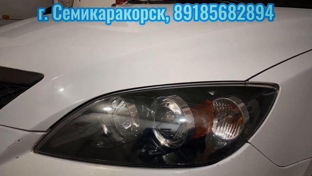 Почему не светят фары Mazda 3 Bk. Как улучшить свет . Замена линз на Bi Led . Zorkiy G11 6000k
