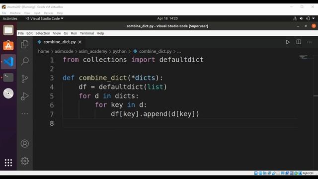 Python Combines dictionaries смотреть онлайн