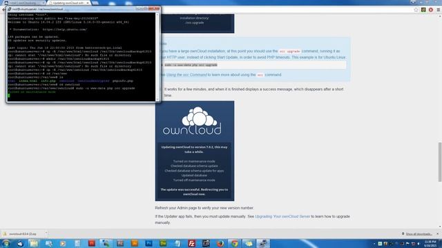 Updating Owncloud смотреть онлайн
