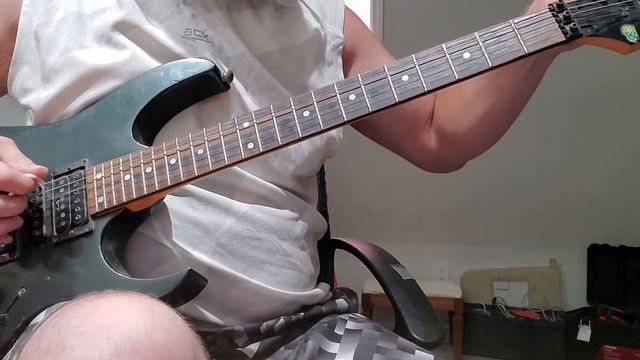 Jamming on my black 6 string Ibanez tuned to C standard смотреть онлайн