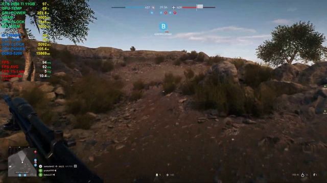 Battlefield V RTX 2080 Ti 11GB + i5-13600KF 4K UHD RTX OFF DLSS OFF Ultra Settings смотреть онлайн