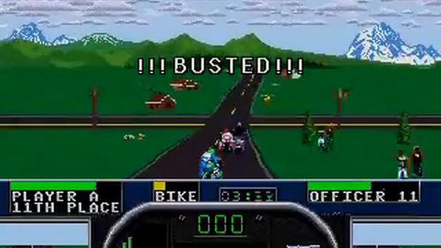 Road Rash 1&2 game over screens смотреть онлайн