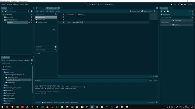 Godot Text-Input Tips — Autofocus, Caret, Enter