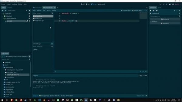Godot Text-Input Tips — Autofocus, Caret, Enter