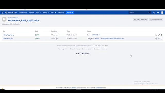 PHP Application Deployment using Kubernetes through Bamboo Pipeline смотреть онлайн