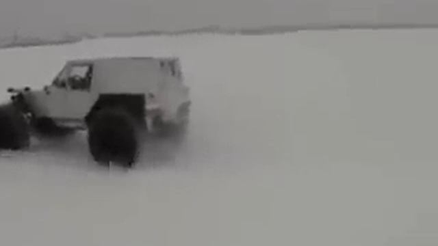 Вездеход Хищник зимой смотреть онлайн