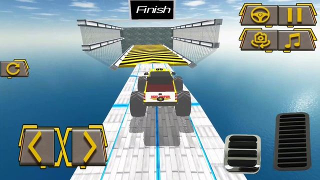 3D Grand Monster Truck Stunts Driver Best Stunt Game - Android Gameplay FHD смотреть онлайн