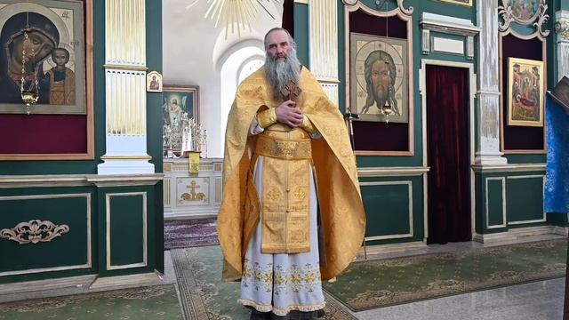 Проповедь иером. Ионы (Фалько) на Евангельское чтение 25.06.22 смотреть онлайн
