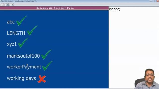 Identifiers - Rules for naming смотреть онлайн