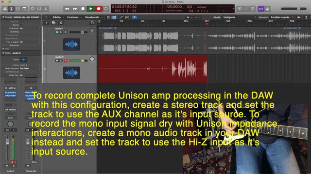 🎚️UAD | How to Monitor a Mono Unison Input Through Stereo Effects in Console | Logic Pro X DAW 🎸 смотреть онлайн