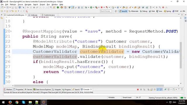 Validations in Spring MVC Framework смотреть онлайн