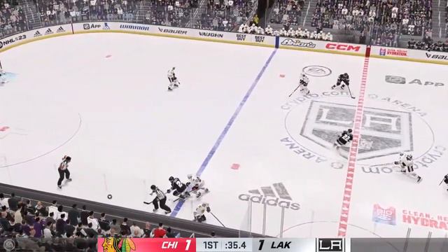 Chicago Blackhawks vs Los Angeles Kings NHL 23 GM Connected Hockey League GCHL смотреть онлайн