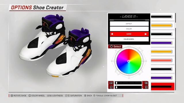 NBA 2K18 Shoe Creator - Air Jordan 8 "Three Peat" смотреть онлайн