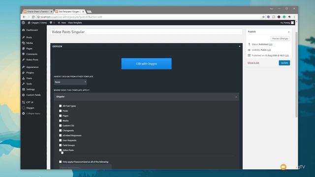 Custom Post Types With Oxygen 2.0 for WordPress смотреть онлайн
