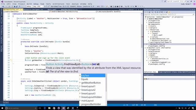 Building Your First Android App with Xamarin for Visual Studio смотреть онлайн