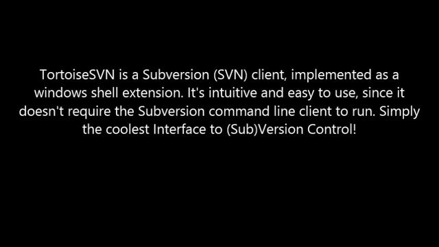 Download TortoiseSVN Here! Windows Shell Extension смотреть онлайн