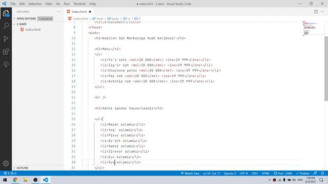 Frontend Devlemoprt to'liq kurs || ul va ol смотреть онлайн