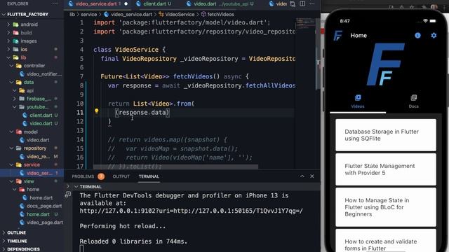 Let's Build a Flutter App! 05 - Setting up and using the Youtube API смотреть онлайн