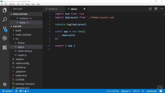 VueJS - Routing смотреть онлайн