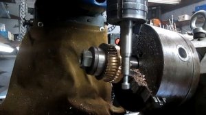 червячное колесо на фрезерном станке
