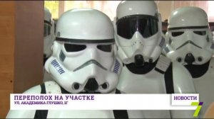 Дарт Вейдер уcтроил переполох на одесском избирательном участке