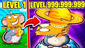 СТАЛ ГИГАНТСКОЙ КРЫСОЙ МАКСИМАЛЬНОГО РАЗМЕРА... ЧЕЛЛЕНДЖ НУБ И ПРО ВИДЕО ROBLOX