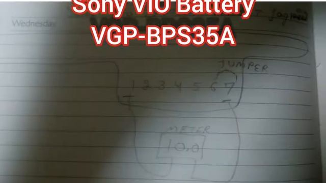 Sony Laptop Battery VGP-BPS35A Voltage Check With Multi Meter without open cover смотреть онлайн
