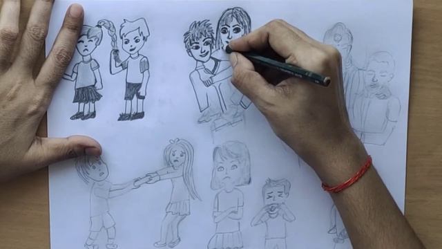 Happy Brother's Day | Pencil Sketch | Brother's | Sisters | Morden Art | Family Sketch смотреть онлайн