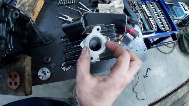 166FMM: ремонт и тюнинг. Портинг головки