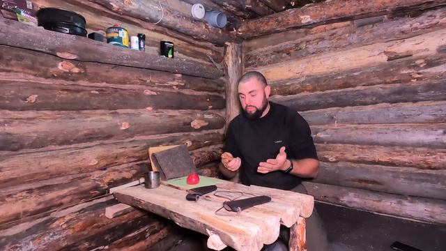 ЗЕМЛЯНКА У БЕРЕЗЫ | ЗАКОПАЛ ЗЕМЛЯНКУ ГРУНТОМ | МОЙ НОЖ - ПРОСТО НОЖ смотреть онлайн