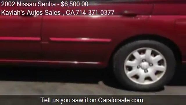 2002 Nissan Sentra GXE - for sale in Santa Ana, CA 92703 смотреть онлайн