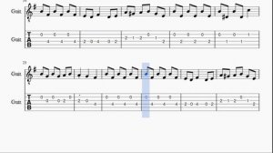 Guitar Tab: How to play Fallen Down (Reprise) by Toby Fox
